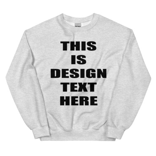 unisex crew neck sweatshirt ash front 675a7214c65fc